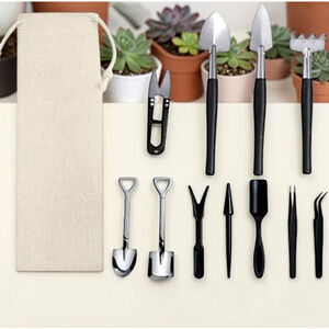 Garden Tools Kit for Indoor Gardening Flower Pot Cactus Care 12 Pcs Tools Set